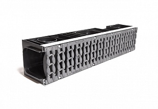 Лоток водоотводный пластиковый ЛВП PROFI DN150 H202 E600 комплект