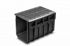 Модуль полимербетонный 300.400 с чугунной решеткой Е 600