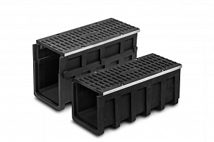 Модуль полимербетонный DN 200.200 с чугунной решеткой E600